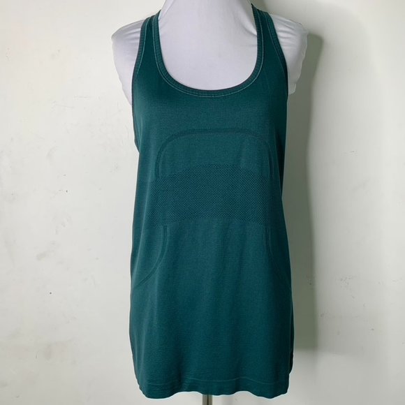lululemon athletica Tops - Lululemon Women's Green Teal Swiftly Tech Racerback Tank Top Size 10
